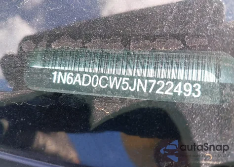 2018 Nissan Frontier Sv from USA, damaged, VIN 1N6AD0CW5JN722493